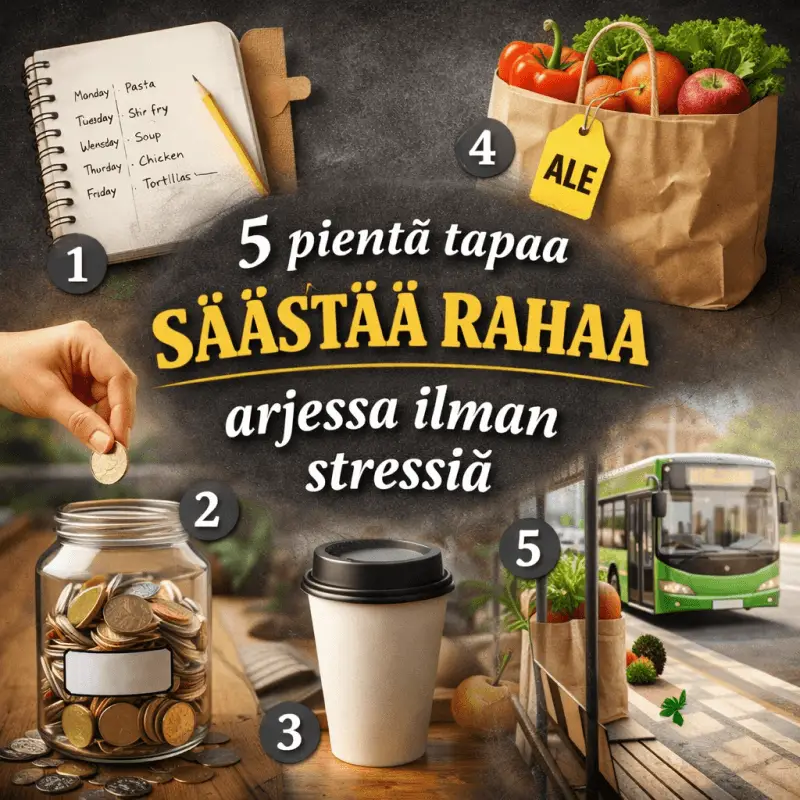 5 tapaa säästää