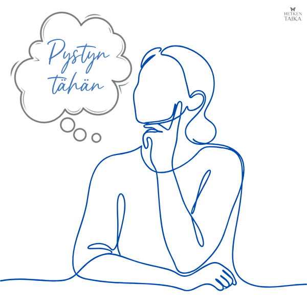 Pystyn tähän