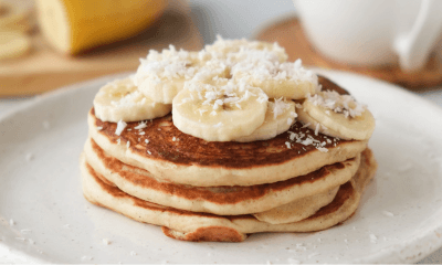 Gluteenittomat banaanipannukakut